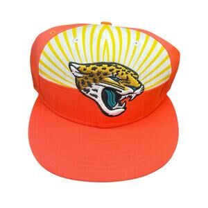 New Era 9FIFTY Jacksonville Jaguars Snapback Hat Orange NFL Adjustable Cap